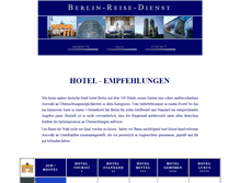 Tablet Screenshot of hotelempfehlungen.berlin-reise-dienst.de